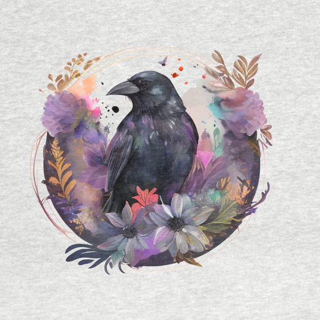 Raven Floral by Mixtgifts